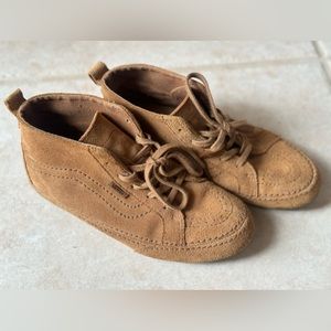 Vans Ultra Cush Suede High Tops - Camel - Like New